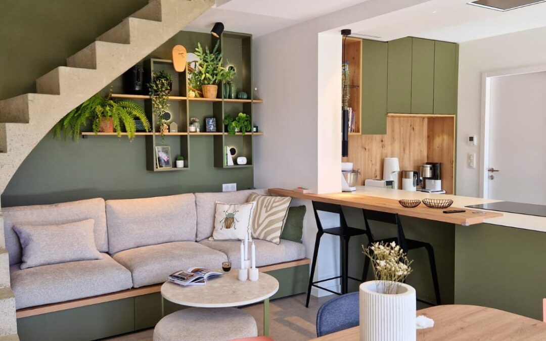 CUISINE & PIECE DE VIE VERT OLIVE