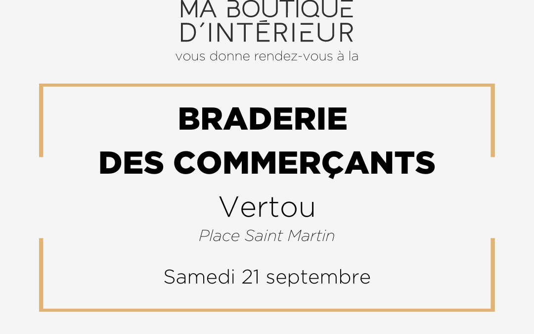 Braderie des Commerçants de Vertou 2024