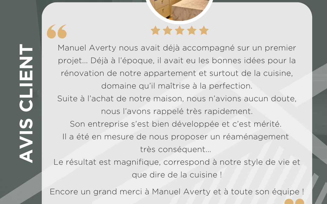 Avis client – M. & Mme M. (St Herblain 44800)